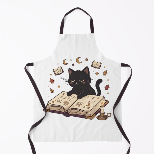 Item preview, Cozy Witchy Cat Reading designed and sold by abdelski.