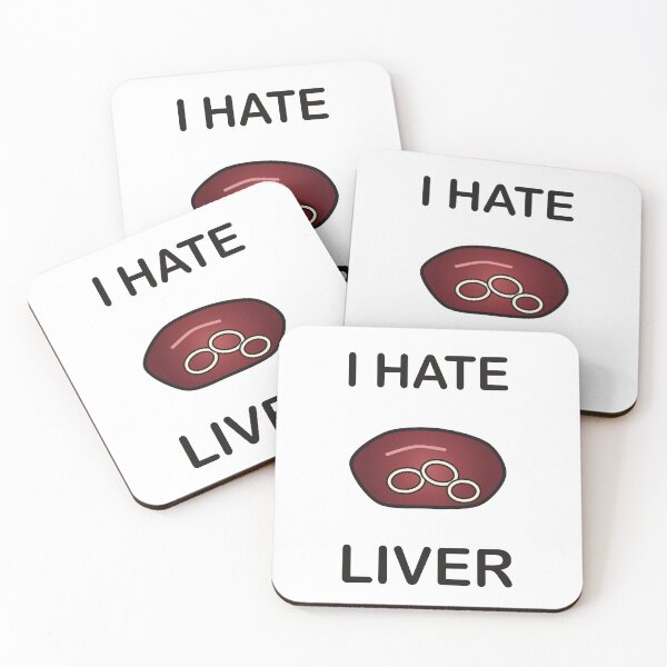 Item preview, I Hate Liver - Funny Picky Eater Gift designed and sold by I HATE IT!.