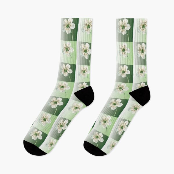 Item preview, Green and light green Floral Geometric Pattern – Retro Botanical Flower Design - Product 0010 designed and sold by simplycolours.
