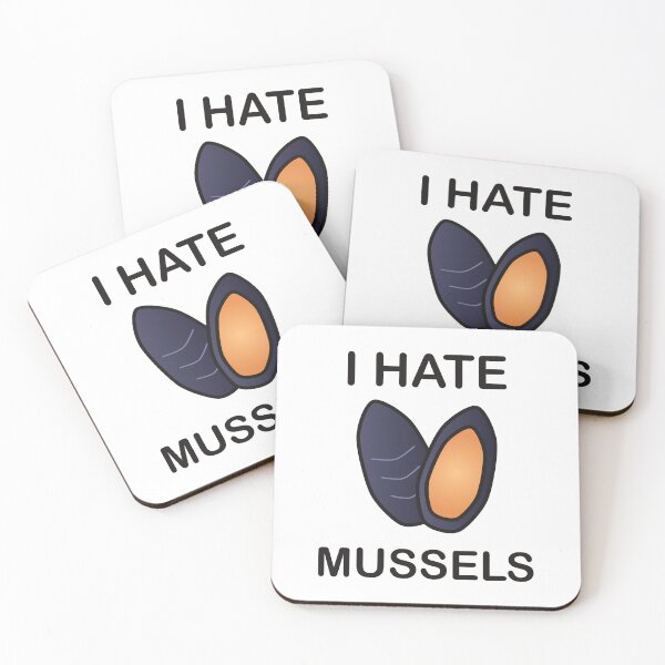 Item preview, I Hate Mussels - Funny Picky Eater Gift designed and sold by I HATE IT!.