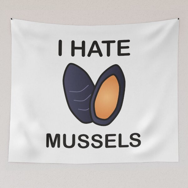 Item preview, I Hate Mussels - Funny Picky Eater Gift designed and sold by I HATE IT!.