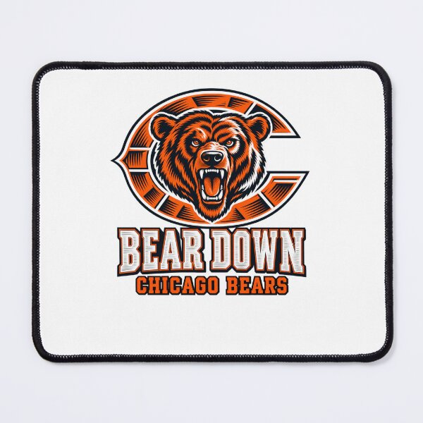 Item preview, Bear Down Chicago Bears Roaring Head Inside C Logo designed and sold by purrinink.