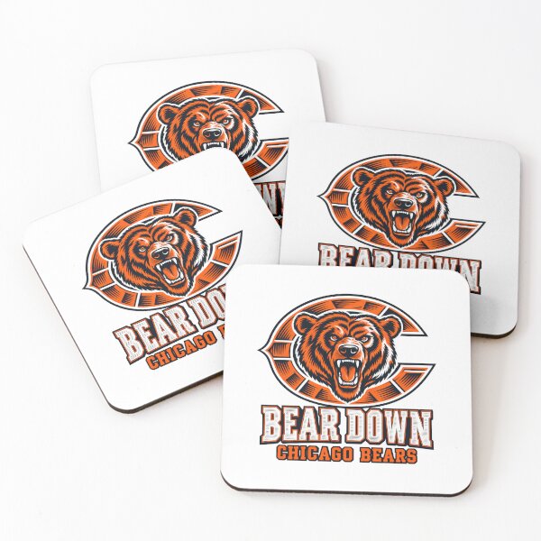 Item preview, Bear Down Chicago Bears Roaring Head Inside C Logo designed and sold by purrinink.