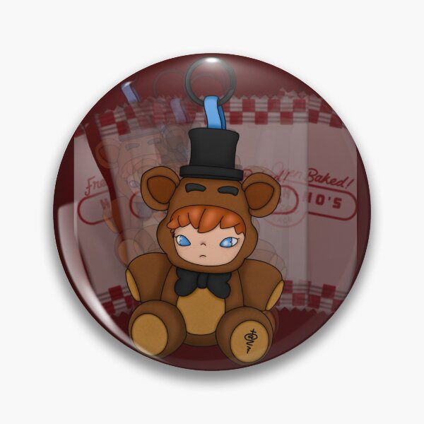 Item preview, Freddy FNAF Hirono Crossover with background designed and sold by taz .