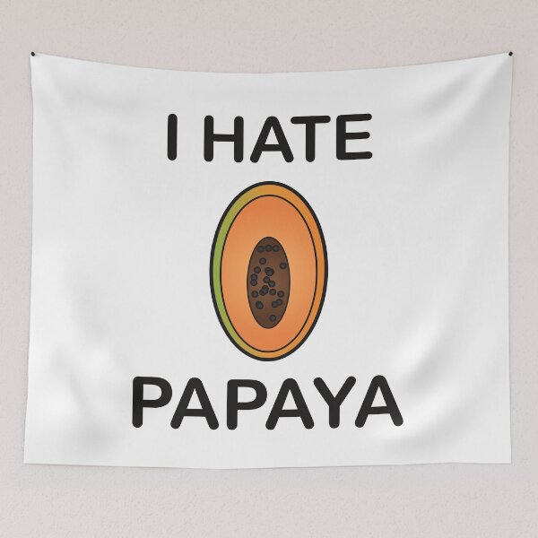 Item preview, I Hate Papaya - Funny Picky Eater Gift designed and sold by I HATE IT!.