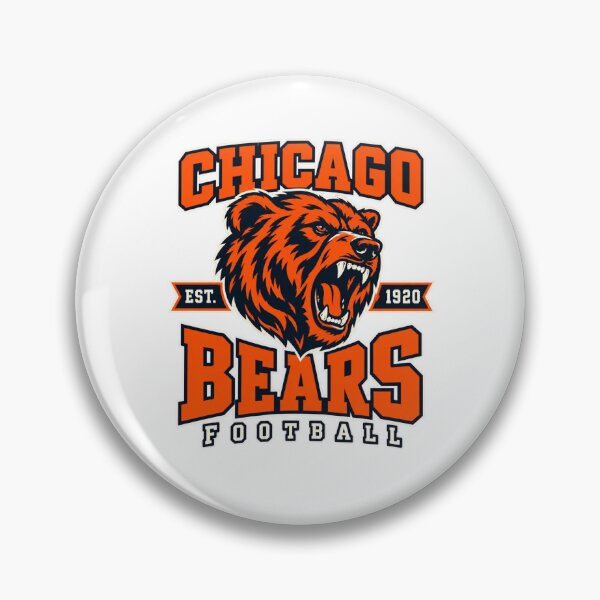 Item preview, Chicago Bears Est 1920 Football Roaring Bear Head designed and sold by purrinink.