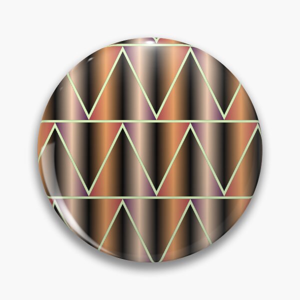 Item preview, Geometric Bronze and Brown Triangles Abstract Pattern designed and sold by István Beresnyák.