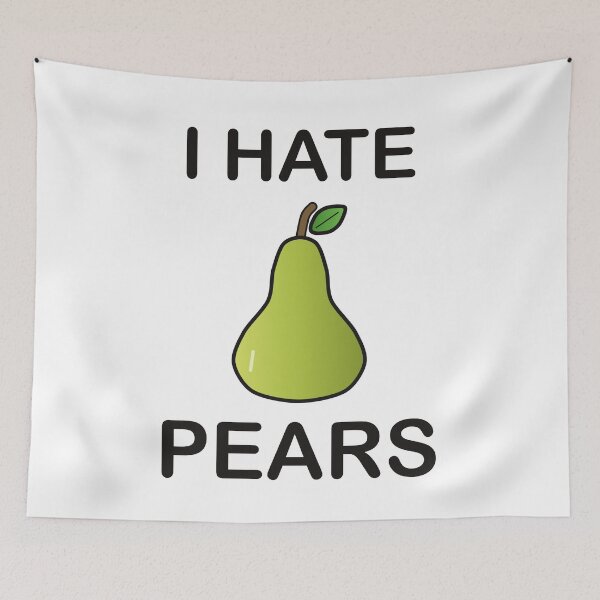 Item preview, I Hate Pears - Funny Picky Eater Gift designed and sold by I HATE IT!.