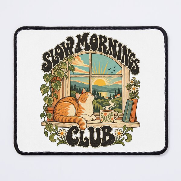 Item preview, Vintage Cat and Coffee Sunrise designed and sold by urbinet.