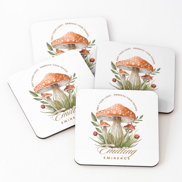 Item preview, Vintage Mushroom Cottagecore Emit Your Light designed and sold by EmitEminence.