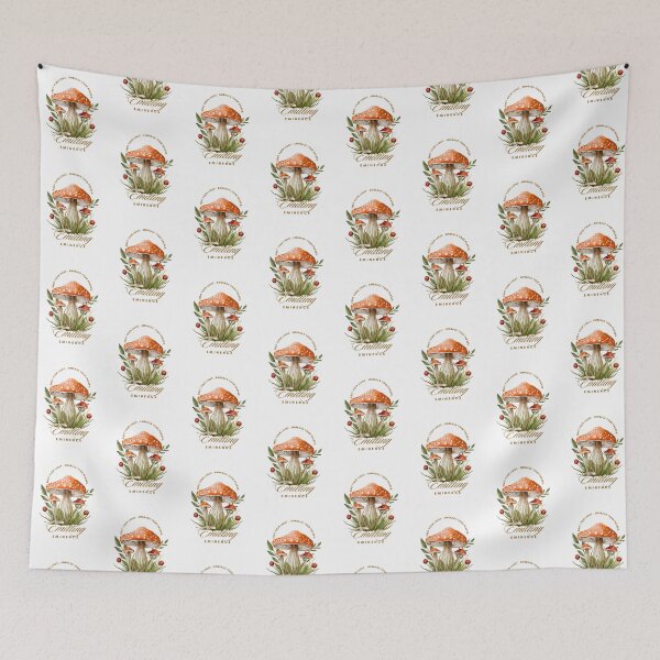 Item preview, Vintage Mushroom Cottagecore Emit Your Light designed and sold by EmitEminence.