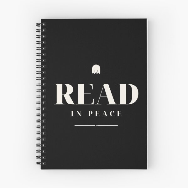 Item preview, Read in Peace — Spooky Ghost Book Lover Design designed and sold by WellReadThreadz.