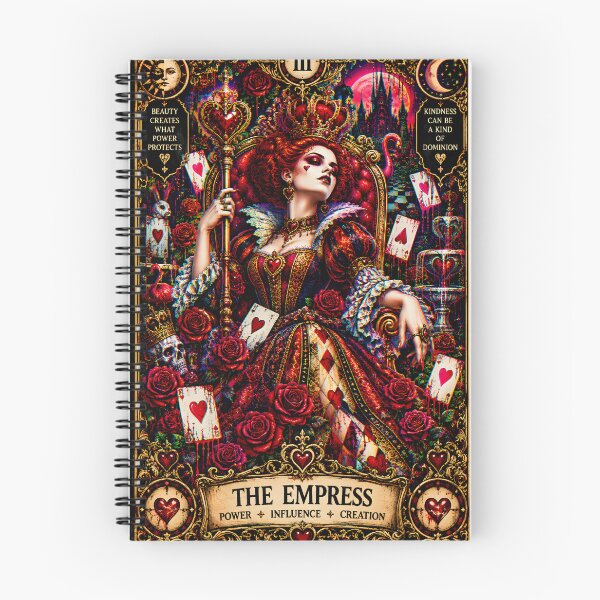 Item preview, The Empress Tarot Card | Queen of Hearts designed and sold by LollipopPrints.