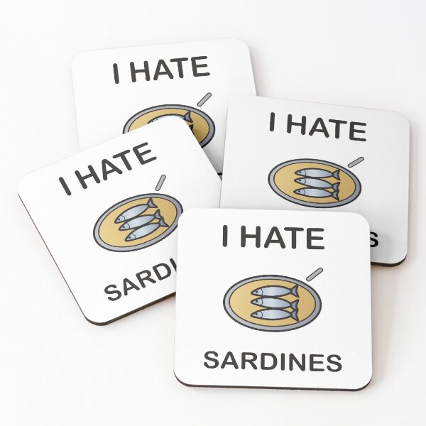 Item preview, I Hate Sardines - Funny Picky Eater Gift designed and sold by I HATE IT!.