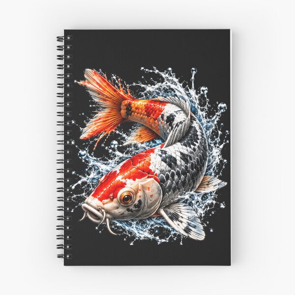 Item preview, Japanese Koi Fish – Dynamic Water Splash designed and sold by Ania & Maxiu.