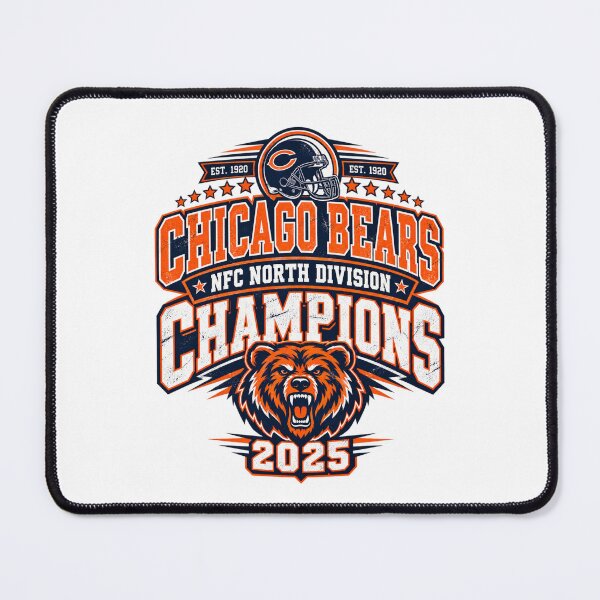 Item preview, Chicago Bears 2025 NFC North Division Champions Helmet designed and sold by purrinink.
