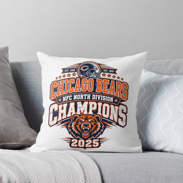 Item preview, Chicago Bears 2025 NFC North Division Champions Helmet designed and sold by purrinink.