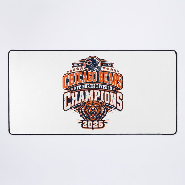 Item preview, Chicago Bears 2025 NFC North Division Champions Helmet designed and sold by purrinink.