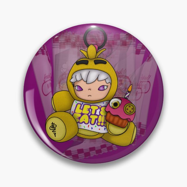 Item preview, Chica FNAF Hirono Crossover with Background designed and sold by taz .