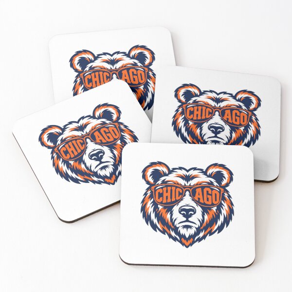 Item preview, Chicago Bears Cool Bear Head Sunglasses Chicago Text designed and sold by purrinink.