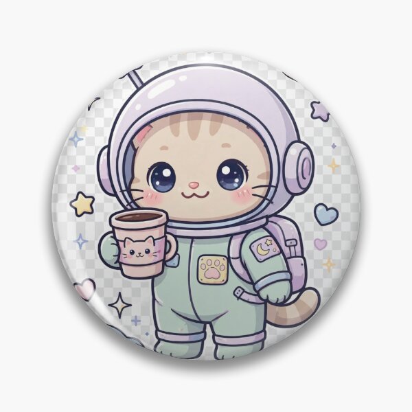 Item preview, Catstronaut Cute Astronaut Cat Coffee Lover designed and sold by EdTechra Bitz Studio.