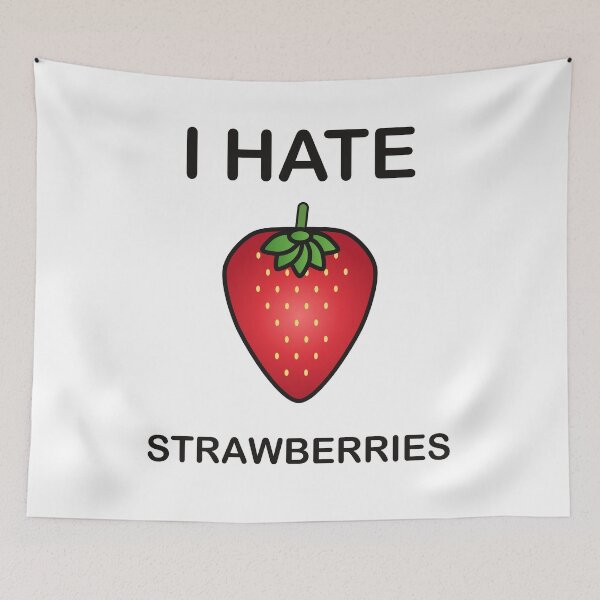 Item preview, I Hate Strawberries - Funny Picky Eater Gift designed and sold by I HATE IT!.