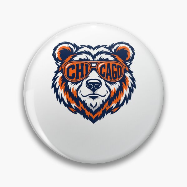 Item preview, Chicago Bears Cool Bear Head Sunglasses Chi Cago Lenses designed and sold by purrinink.