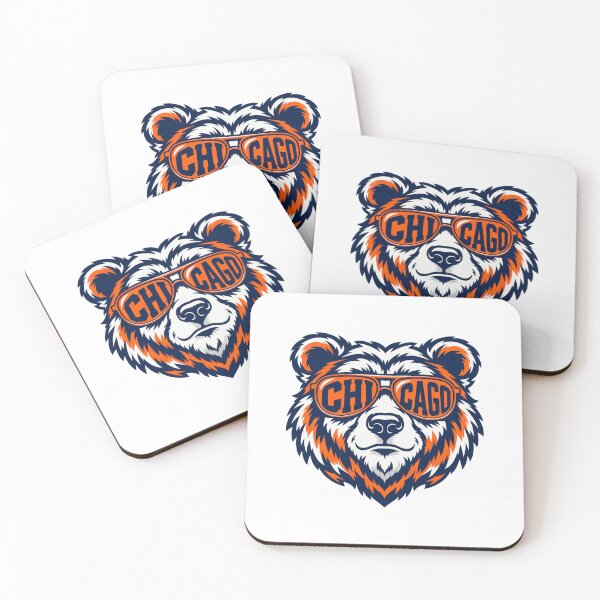 Item preview, Chicago Bears Cool Bear Head Sunglasses Chi Cago Lenses designed and sold by purrinink.