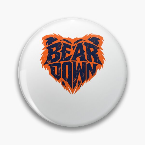 Item preview, Bear Down Distressed Text Inside Bear Head Outline designed and sold by purrinink.