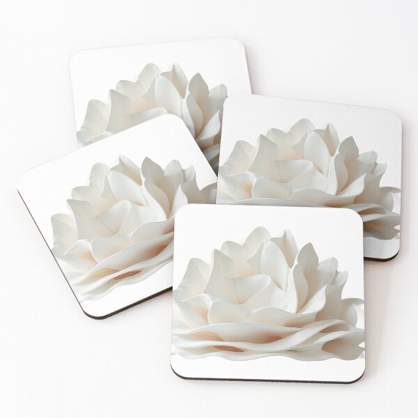 Item preview,  White Paper Forms in a Minimal Abstract Composition designed and sold by profustock.