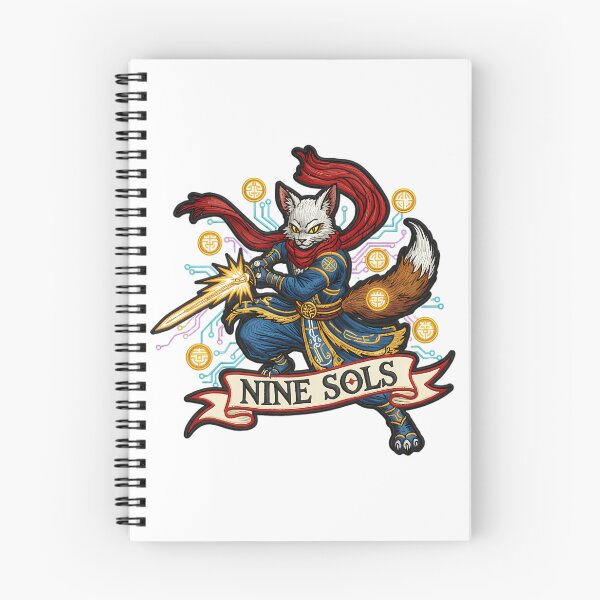 Aperçu de l'œuvre T-shirt autocollant Nine Sols Yi Faux Embroidery Patch Solarian Warrior créée et vendue par CatheriSchiller.