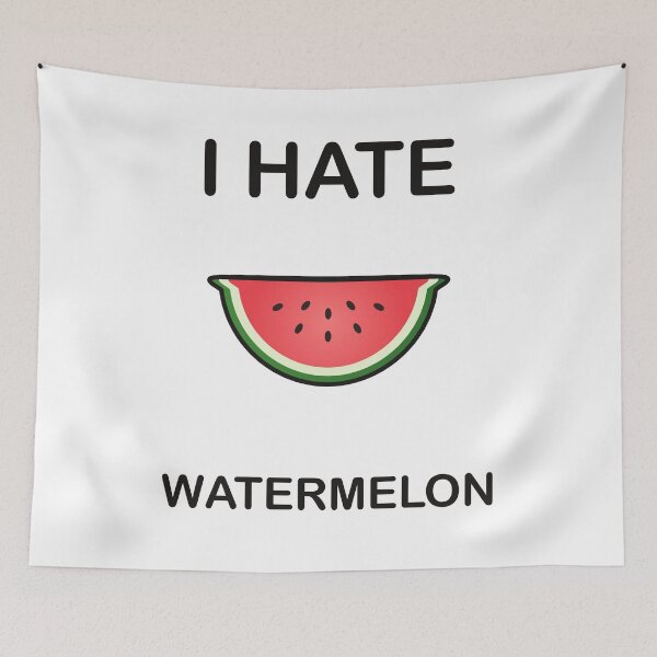Item preview, I Hate Watermelon - Funny Picky Eater Gift designed and sold by I HATE IT!.