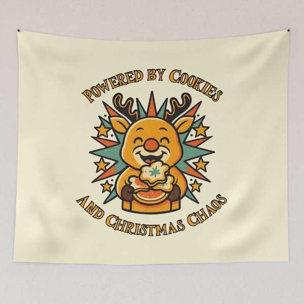 Item preview, Powered by Cookies and Christmas Chaos Reindeer designed and sold by Sachie's Studio.