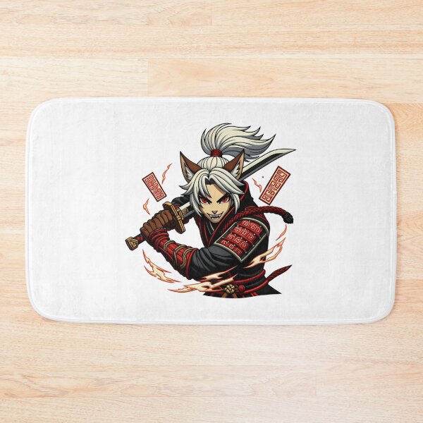 Aperçu de l'œuvre T-shirt autocollant Nine Sols Yi Warrior Taopunk Solarian Fox Fan Art créée et vendue par CatheriSchiller.