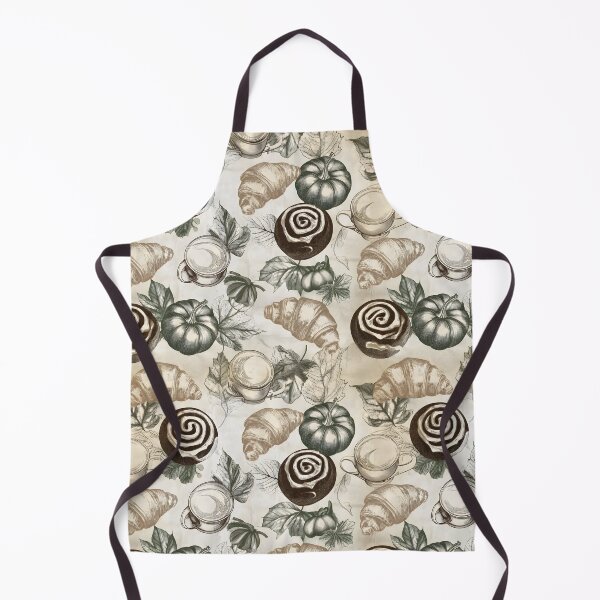 Item preview, Antique Autumn Pumpkins and Pastries – Monochrome Vintage designed and sold by ViktoriaARose.