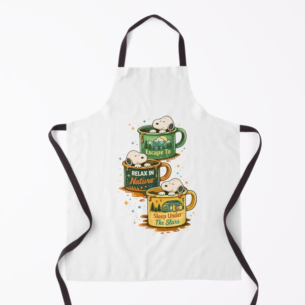 Item preview, Snoopy Camping Mugs designed and sold by CatheriSchiller.