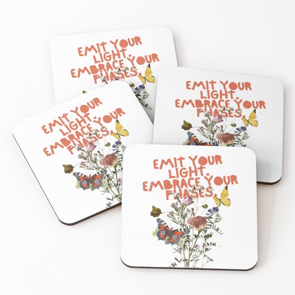 Item preview, Vintage Wildflowers Butterfly EMIT YOUR LIGHT designed and sold by EmitEminence.