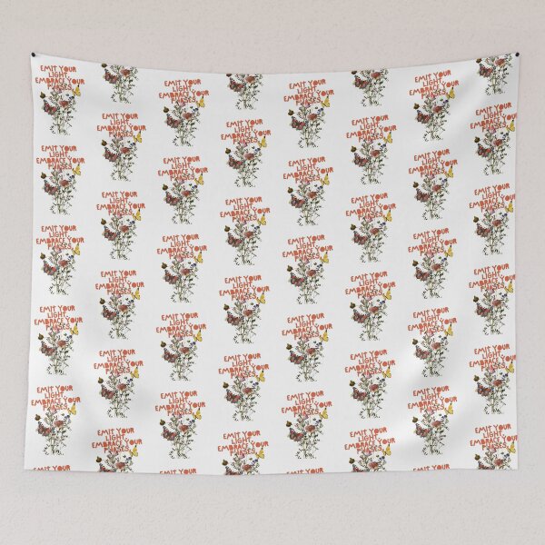 Item preview, Vintage Wildflowers Butterfly EMIT YOUR LIGHT designed and sold by EmitEminence.