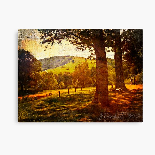 A Walk Around the Monticello Canvas Print