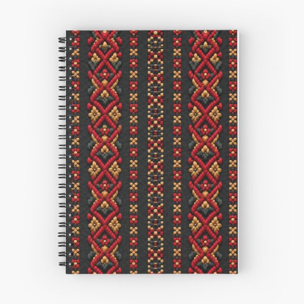 Item preview, Dark Folk Embroidery Stripes designed and sold by DansCreations42.