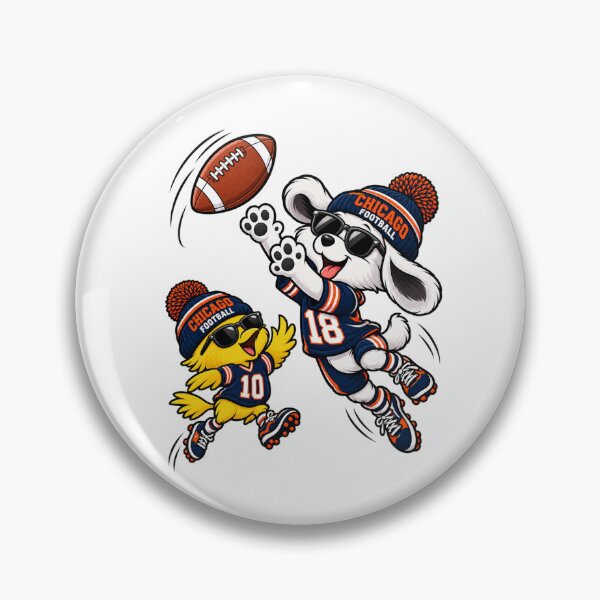 Item preview, Chicago Football Dog And Duck Cartoon Jerseys Numbers designed and sold by purrinink.