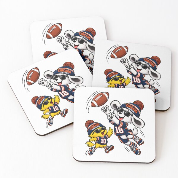 Item preview, Chicago Football Dog And Duck Cartoon Jerseys Numbers designed and sold by purrinink.