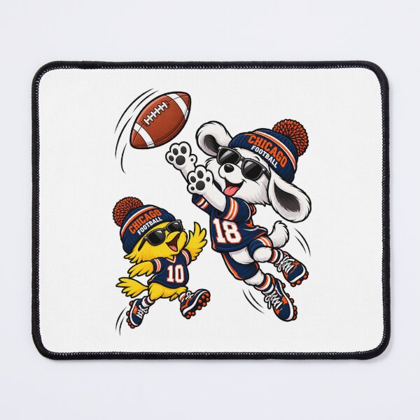 Item preview, Chicago Football Dog And Duck Cartoon Jerseys Numbers designed and sold by purrinink.