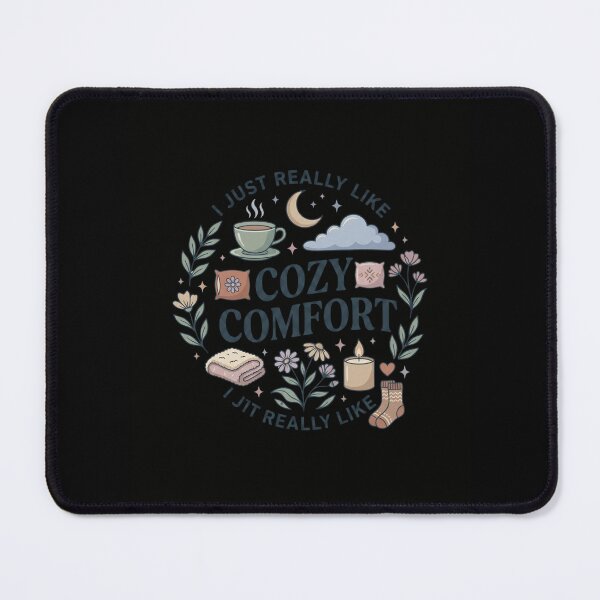 Item preview, I Just Really Like Cozy Comfort Mental Health Self Care Quote designed and sold by AmeliaShirts.