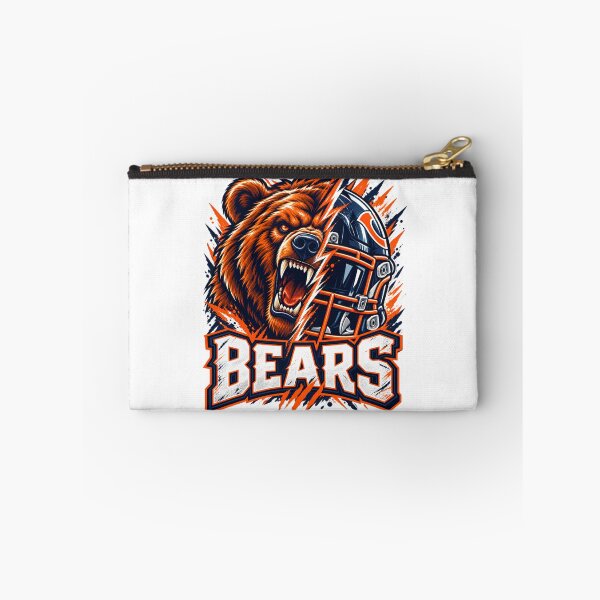 Item preview, Chicago Bears Split Bear Head And Helmet Lightning designed and sold by purrinink.