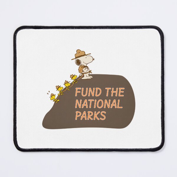 Item preview, Snoopy Defends The National Parks designed and sold by CatheriSchiller.