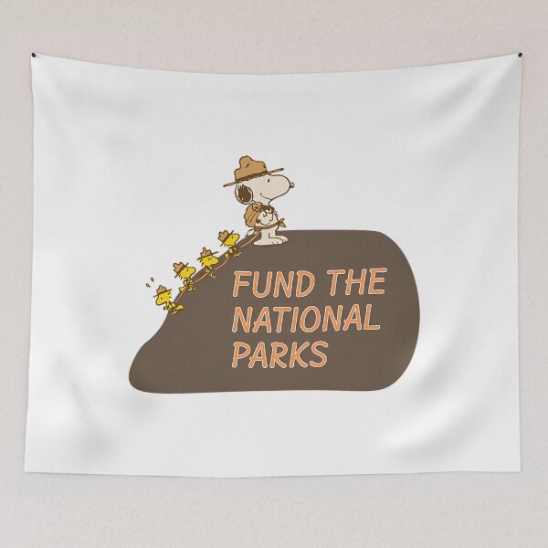 Item preview, Snoopy Defends The National Parks designed and sold by CatheriSchiller.