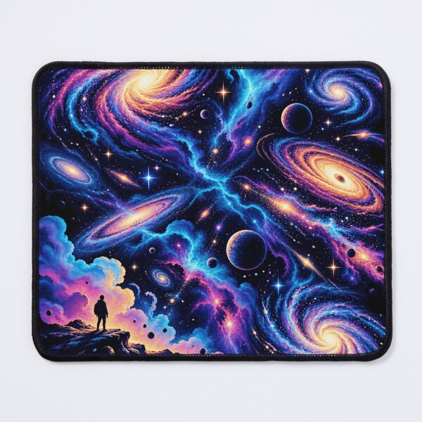 Item preview, Cosmic Multiverse Space Art - Vibrant Galaxies and Nebulae Design    designed and sold by AstroPal28.