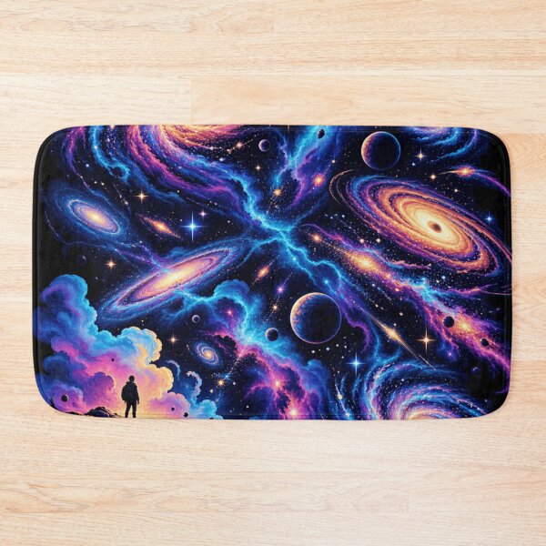 Item preview, Cosmic Multiverse Space Art - Vibrant Galaxies and Nebulae Design    designed and sold by AstroPal28.