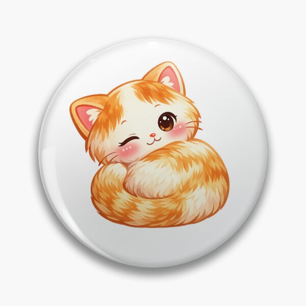 Item preview, Winking Kawaii Cat  designed and sold by Sommium .
